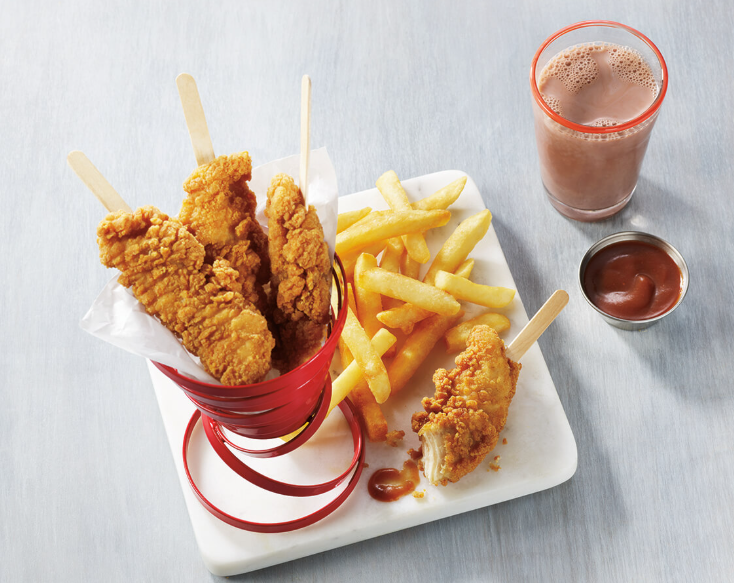 Chicken Pops Kiddies Meal
